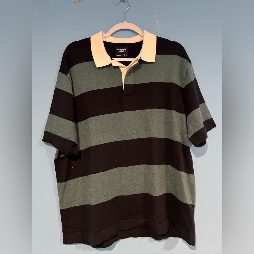 Abercrombie and fitch rugby polo size L